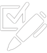 Checklist with pen